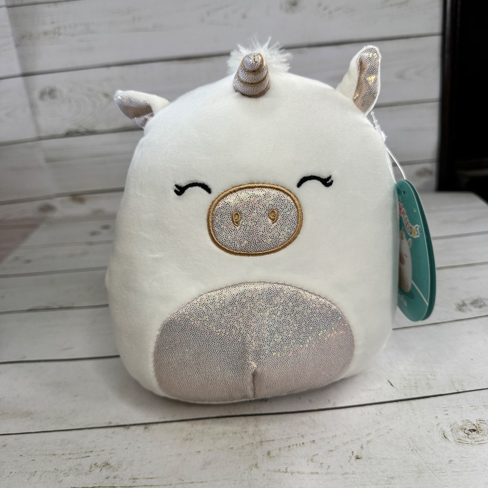 Squishmallows Sofia White Unicorn 8" Plush‎ NWT